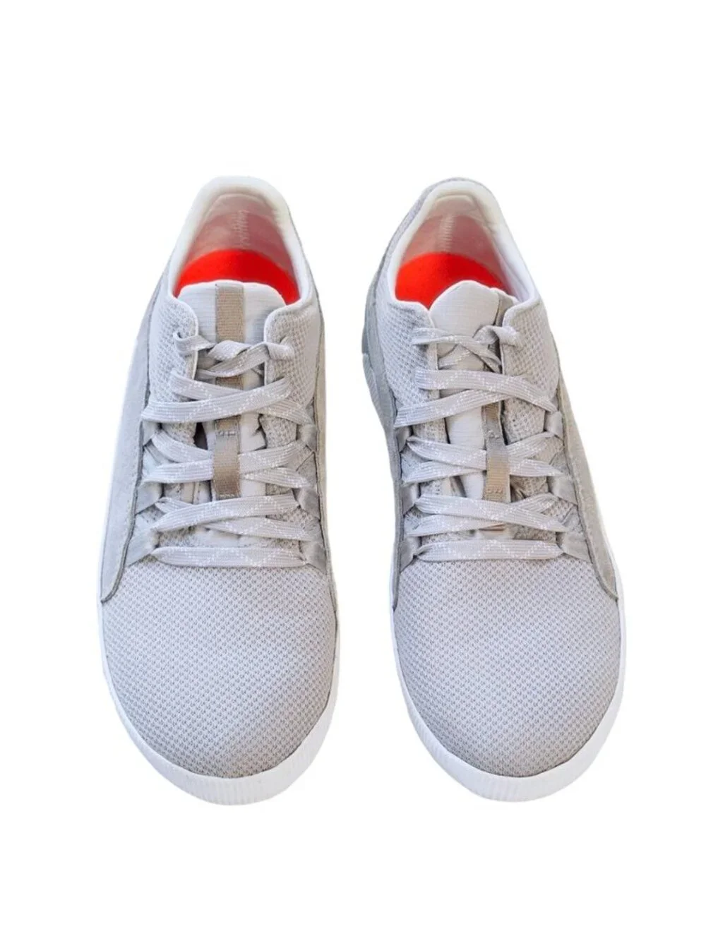 SOREL out and About Women's Sneakers Gray/White Textile/Leather Lace-up Lightwei